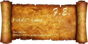 Futó Emma névjegykártya