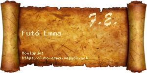 Futó Emma névjegykártya