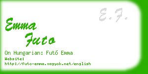 emma futo business card